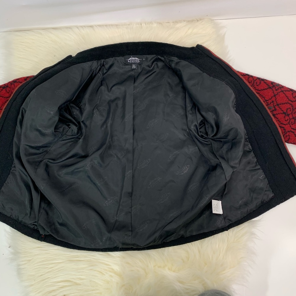 Icelandic Design zip up lined sweater jacket - Picture 6 of 8